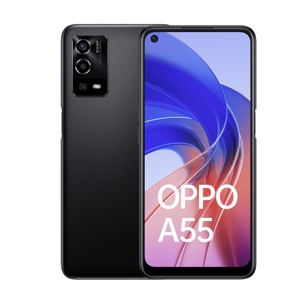 Buy OPPO A55 (4GB RAM, 64GB, Starry Black) Online - Croma